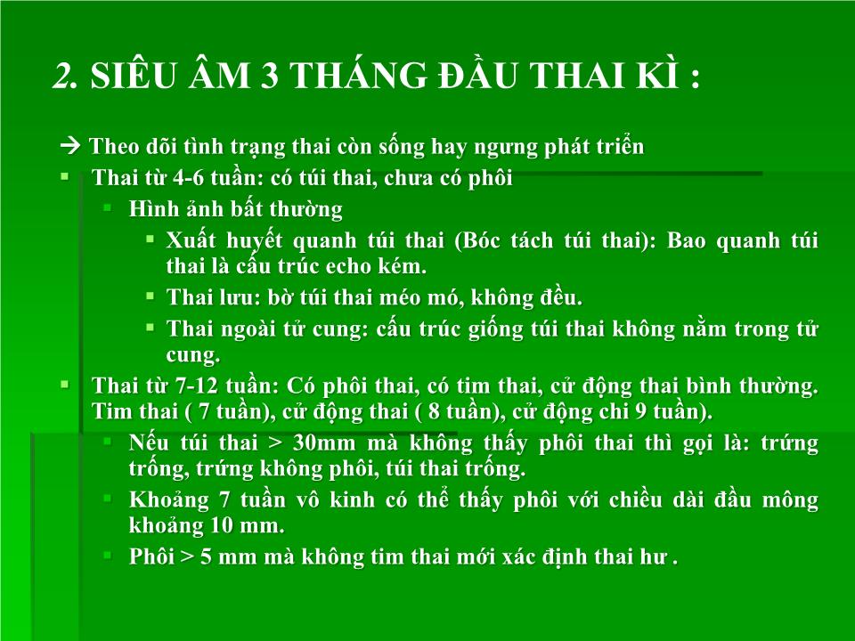 Đề tài Các kỹ thuật đánh giá sức khỏe thai nhi - Nguyễn Thị Diễm Vân trang 8