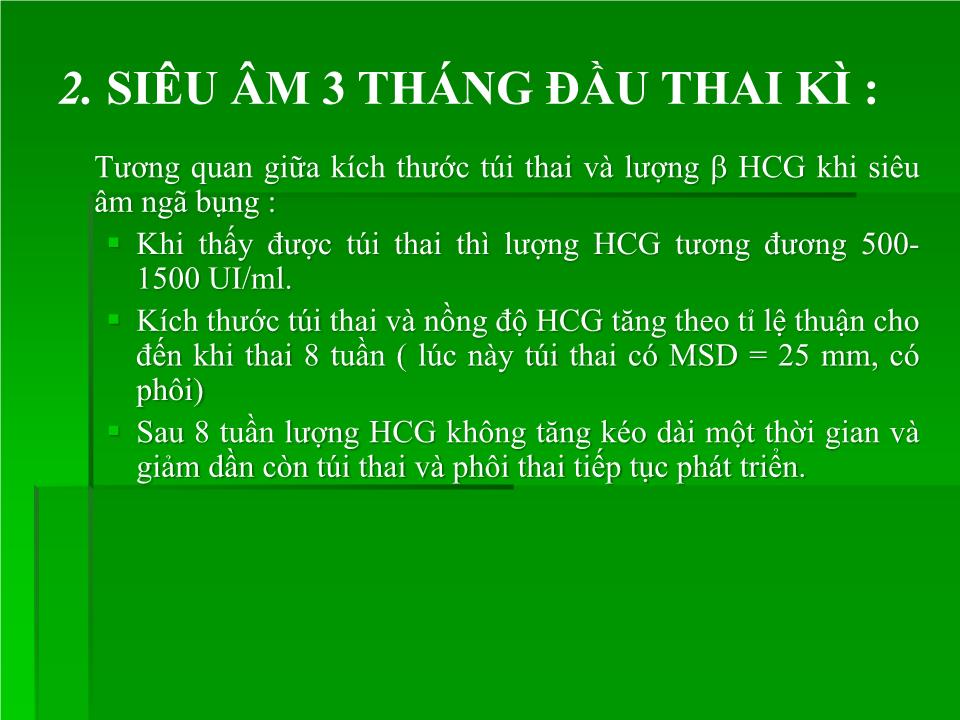 Đề tài Các kỹ thuật đánh giá sức khỏe thai nhi - Nguyễn Thị Diễm Vân trang 9