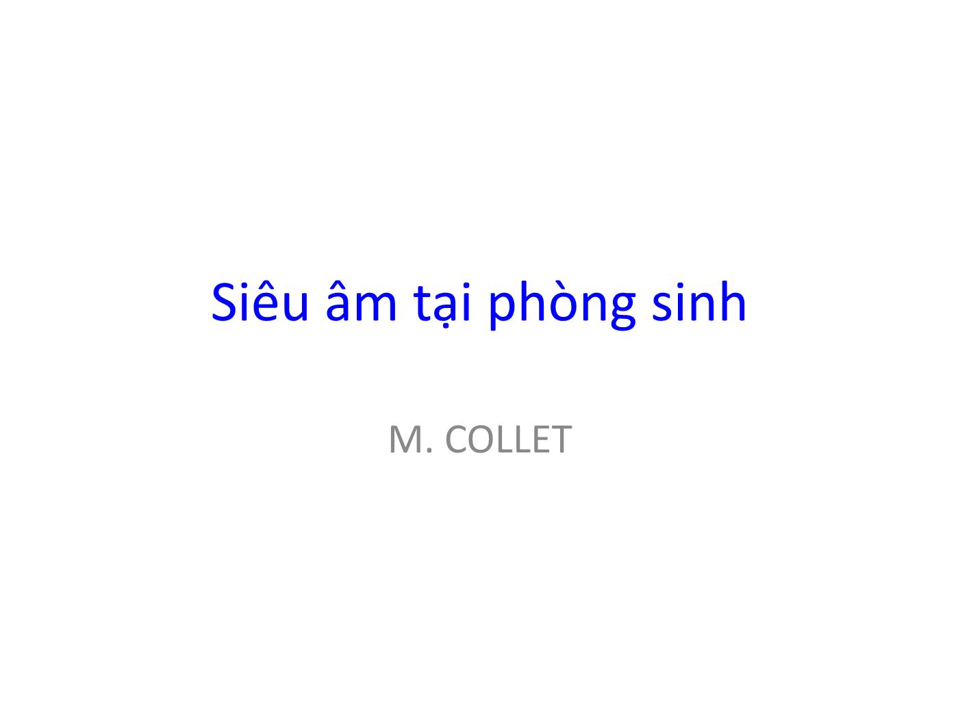 Siêu âm tại phòng sinh trang 1