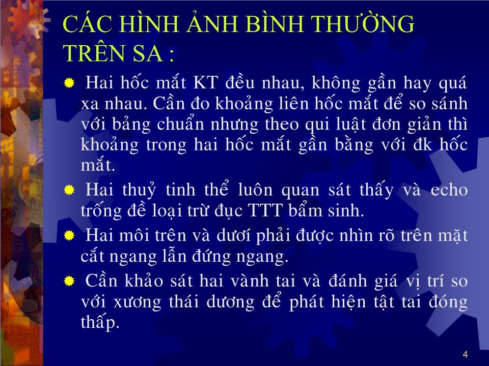 Bài giảng Dị tật mặt - cổ - Bùi Thị Hồng Nga trang 4