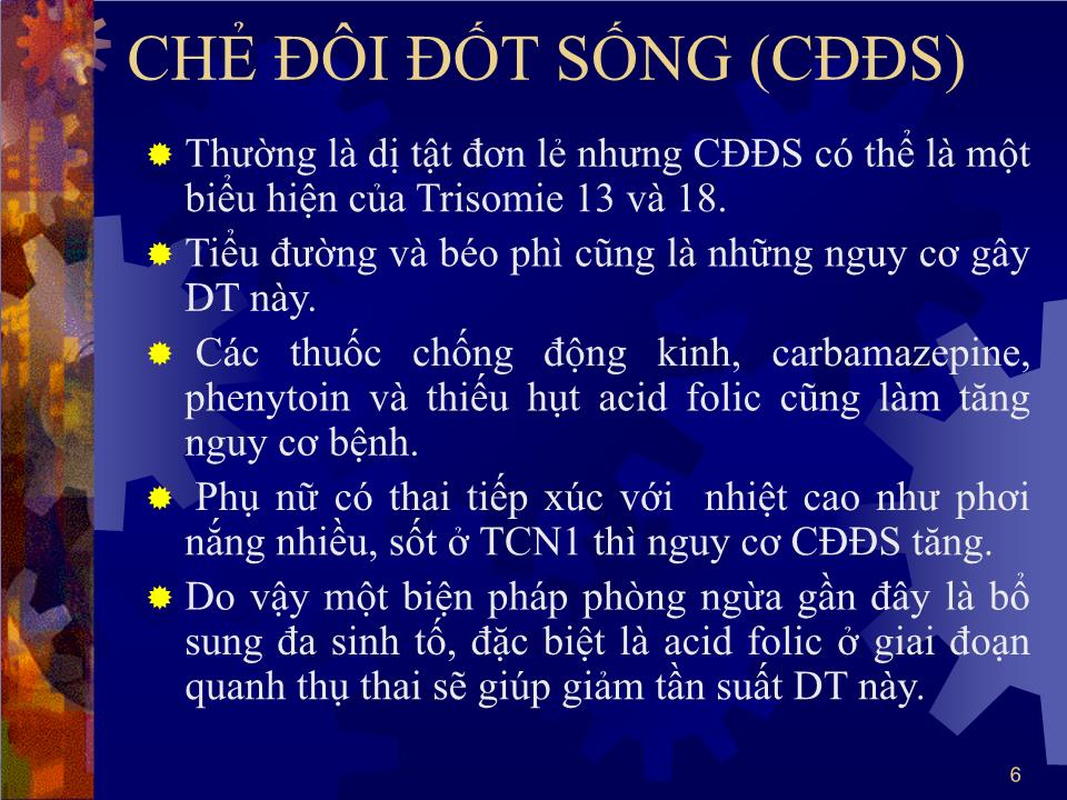 Bài giảng Dị tật cột sống - Hà Tố Nguyên trang 6