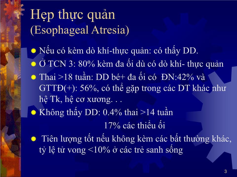 Bài giảng Bất thường ống tiêu hoá - Hà Tố Nguyên trang 3