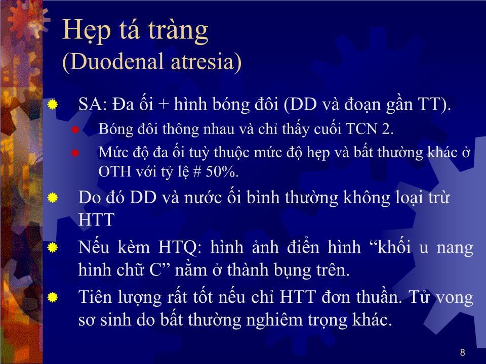 Bài giảng Bất thường ống tiêu hoá - Hà Tố Nguyên trang 8