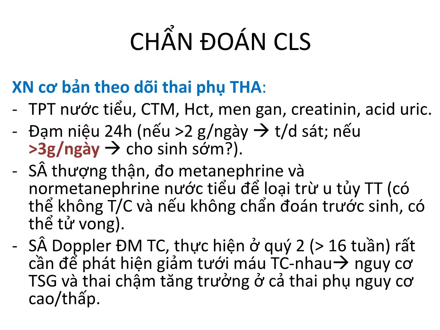 Bài giảng Cập nhật điều trị tăng huyết áp trong thai kỳ - Nguyễn Thị Hậu trang 5