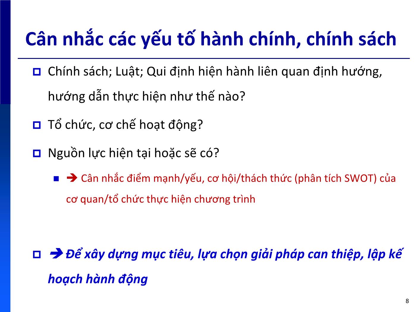 Bài giảng Lập kế hoạch Chương trình nâng cao sức khỏe - Trương Quang Tiến trang 8