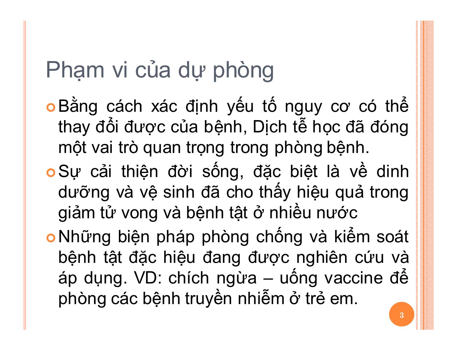 Bài giảng Dịch tễ học và dự phòng trang 3