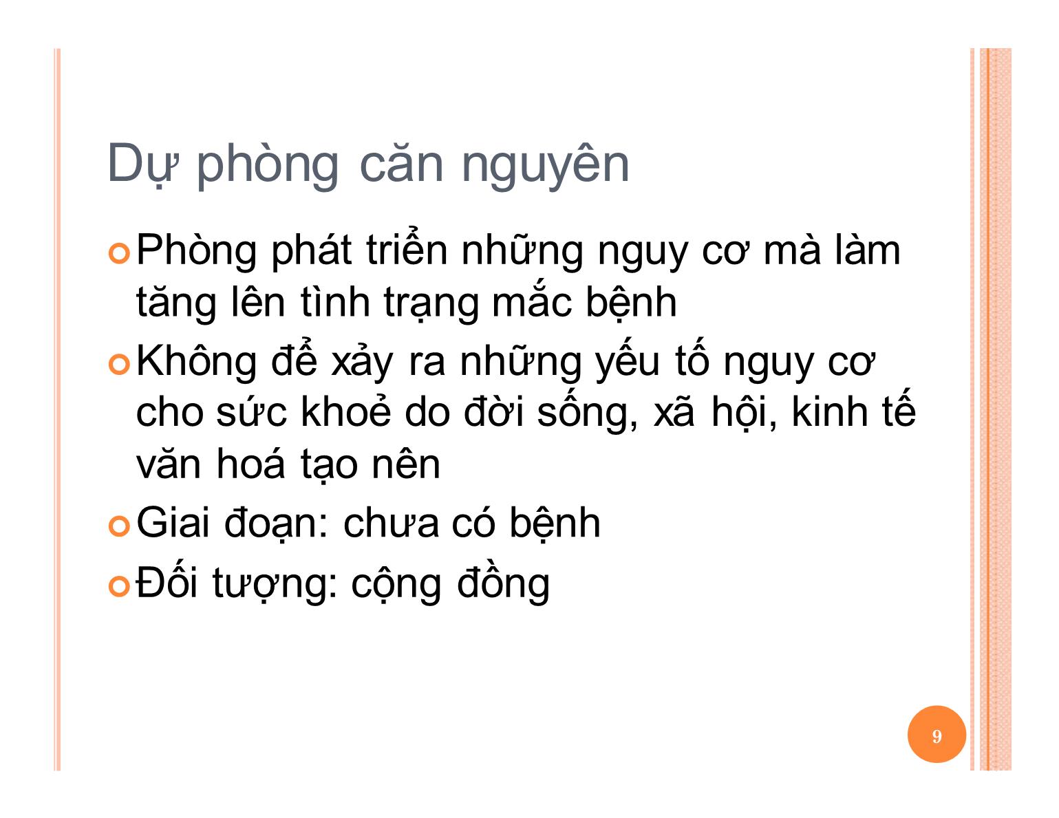 Bài giảng Dịch tễ học và dự phòng trang 9