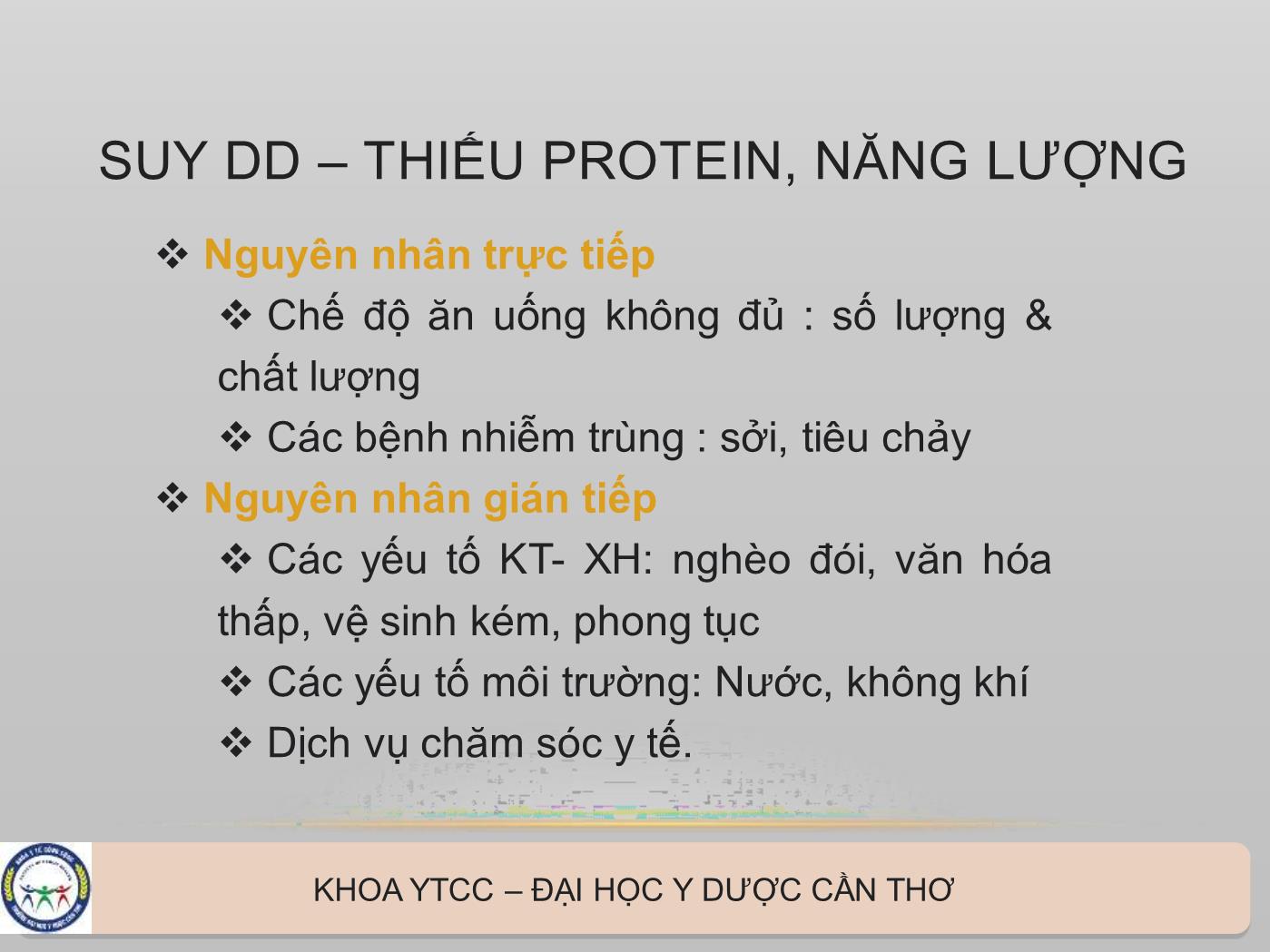 Bài giảng Các bệnh thiếu dinh dưỡng có ý nghĩa cộng đồng - Phan Kim Huệ trang 10