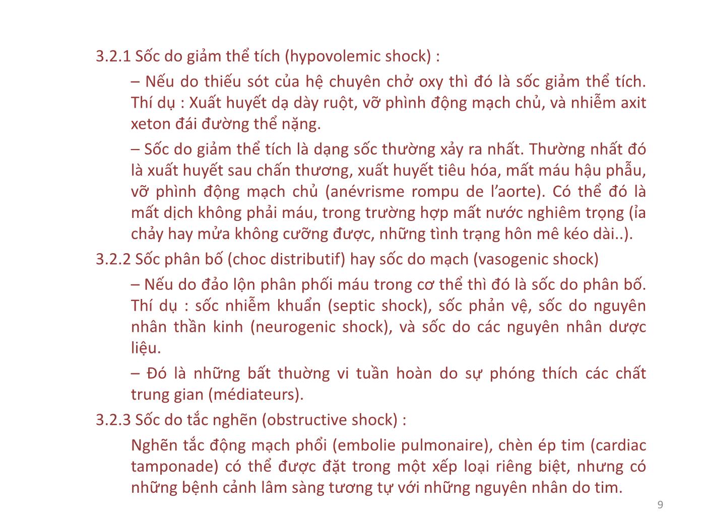 Bài giảng Hồi sức cấp cứu NUR 313 - Nguyễn Phúc Học trang 9