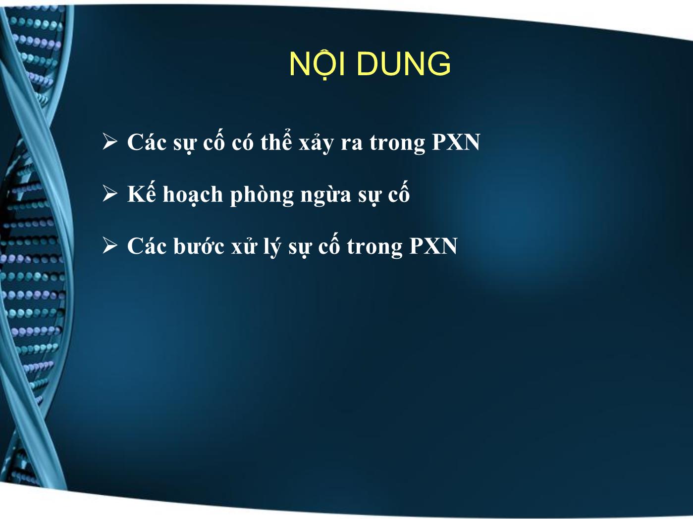 Phòng ngừa và xử lý sự cố trong phòng xét nghiệm trang 5