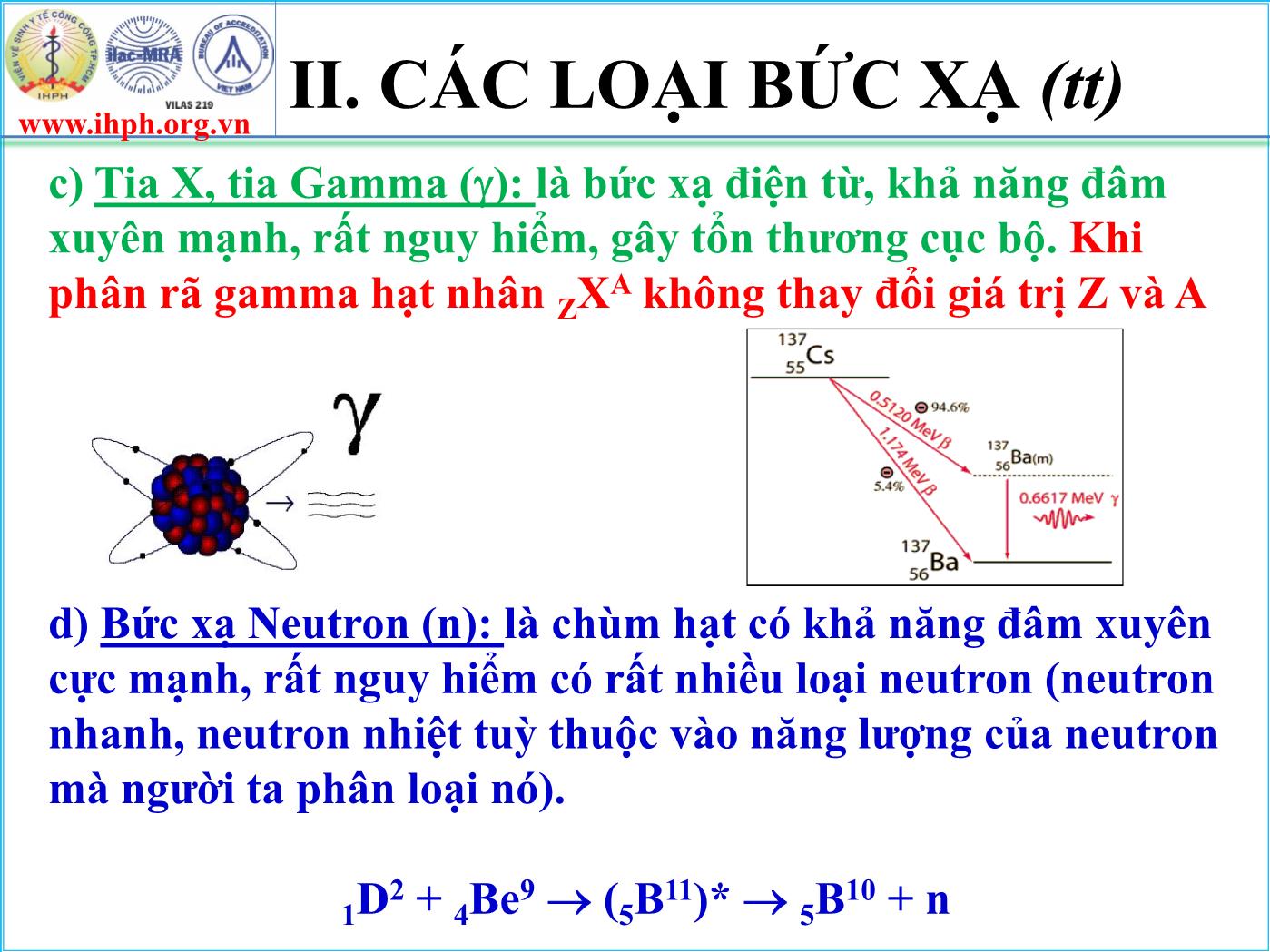 Đề tài Sơ lược về phóng xạ và phương pháp kiểm nghiệm tổng hoạt độ phóng xạ Alpha/ Beta trong mẫu nước trang 7