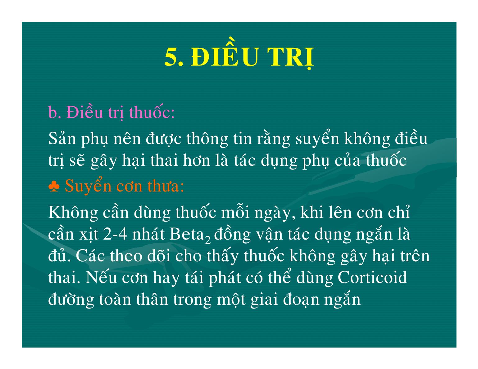 Bệnh phổi trong thai kỳ - Nguyễn Anh Danh trang 10