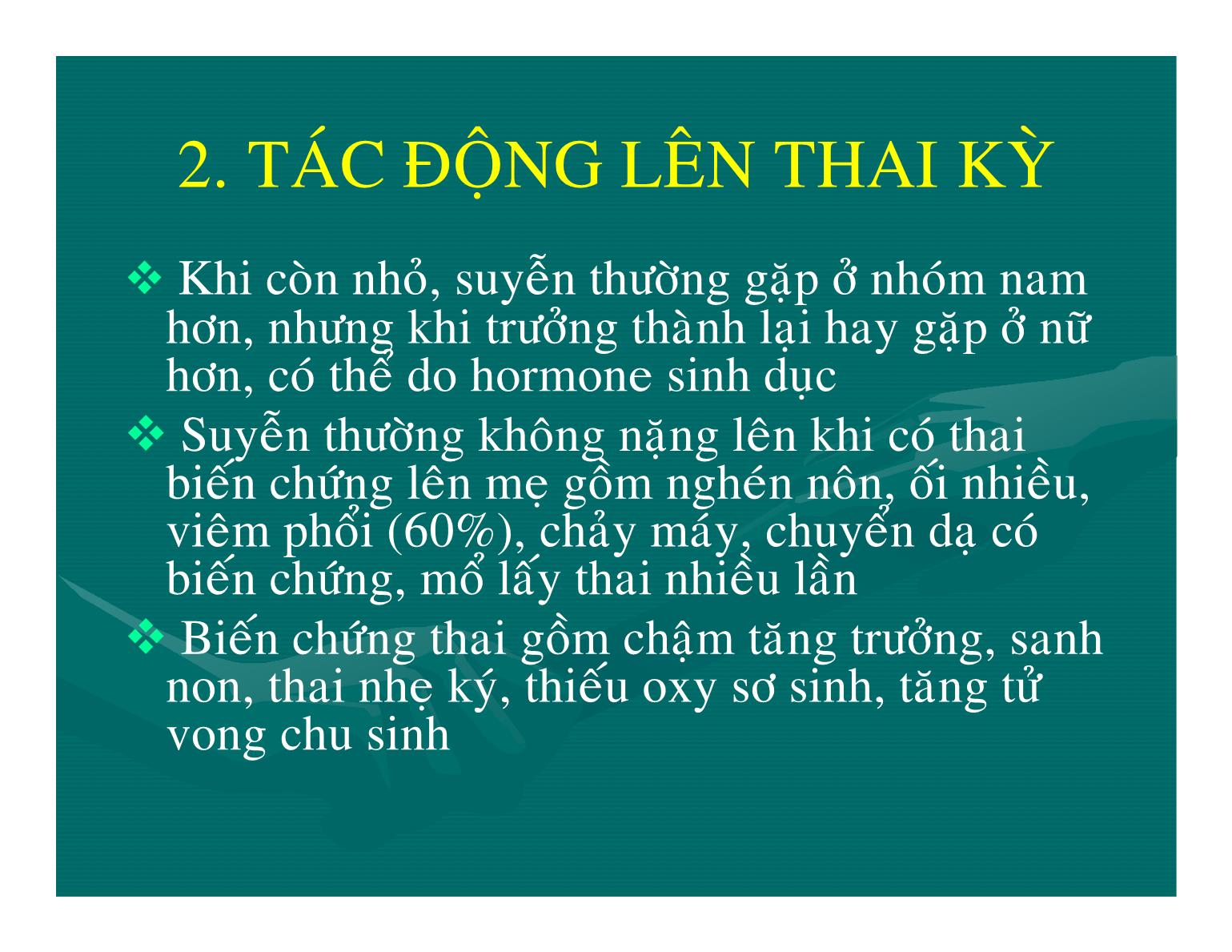 Bệnh phổi trong thai kỳ - Nguyễn Anh Danh trang 5