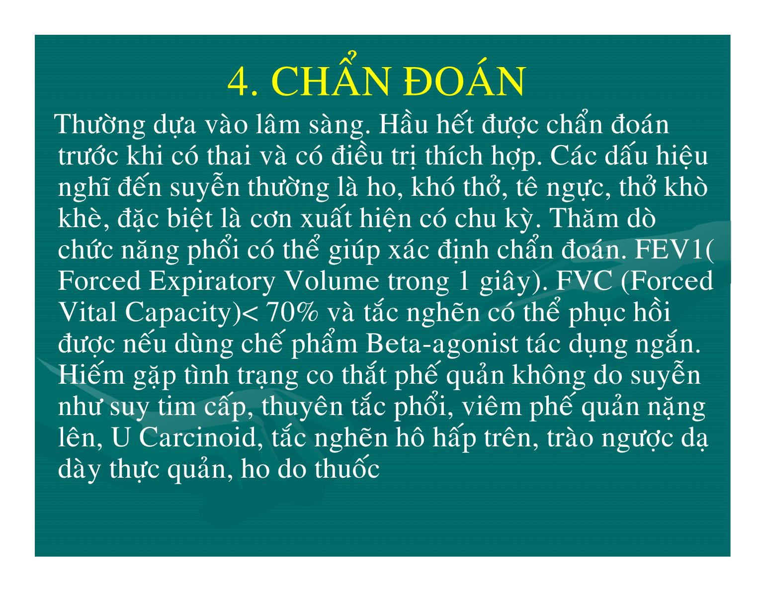 Bệnh phổi trong thai kỳ - Nguyễn Anh Danh trang 7