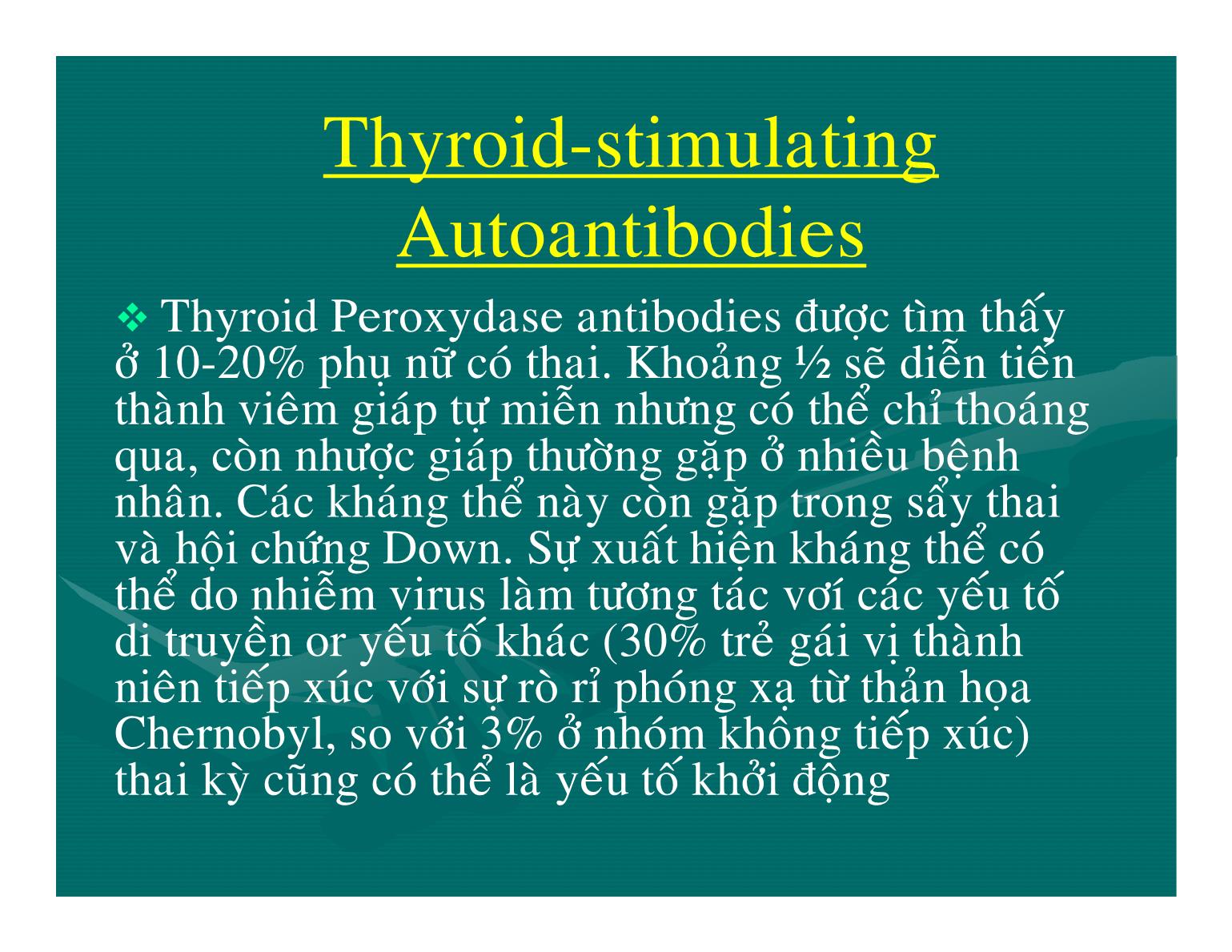 Bệnh tuyến giáp và thai - Nguyễn Anh Danh trang 9