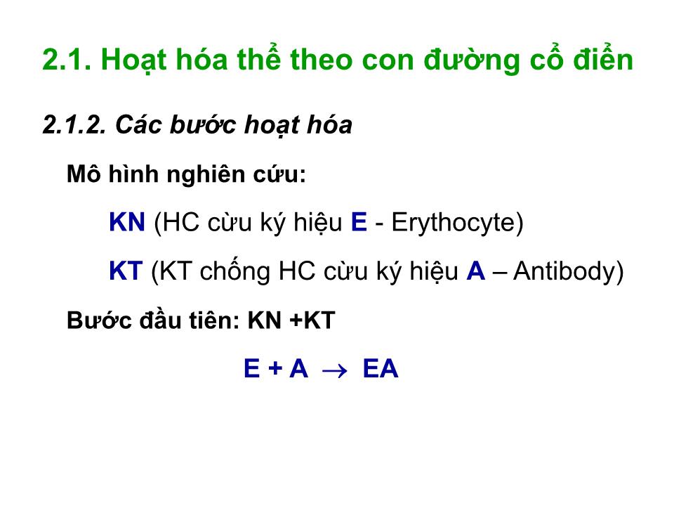 Bài giảng Miễn dịch - Bài: Hệ thống bổ thể trang 7