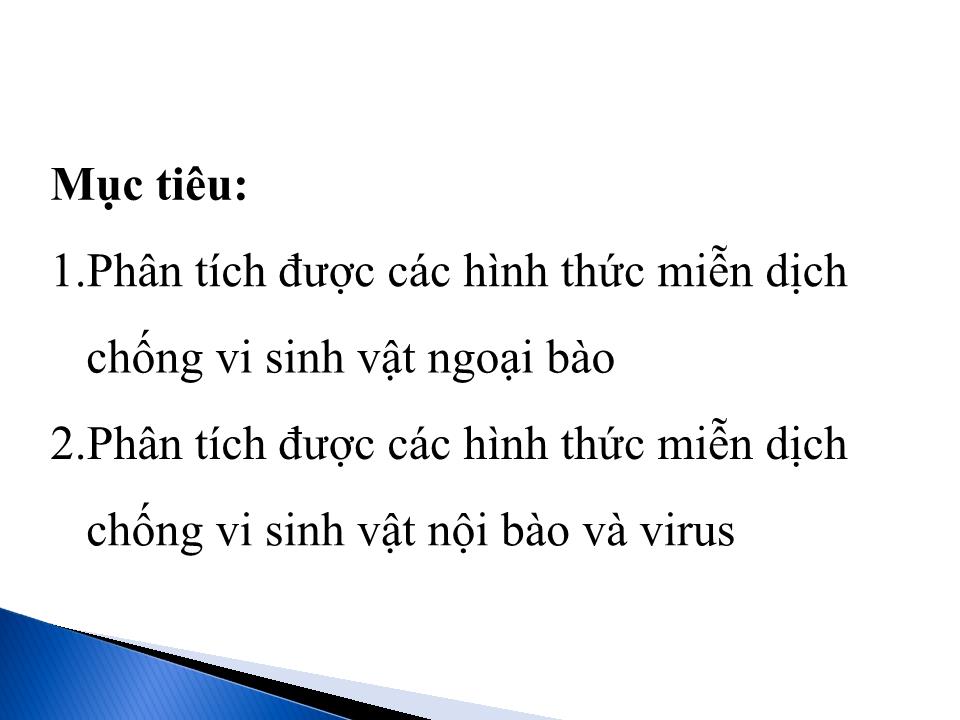 Bài giảng Miễn dịch chống vi sinh vật trang 2