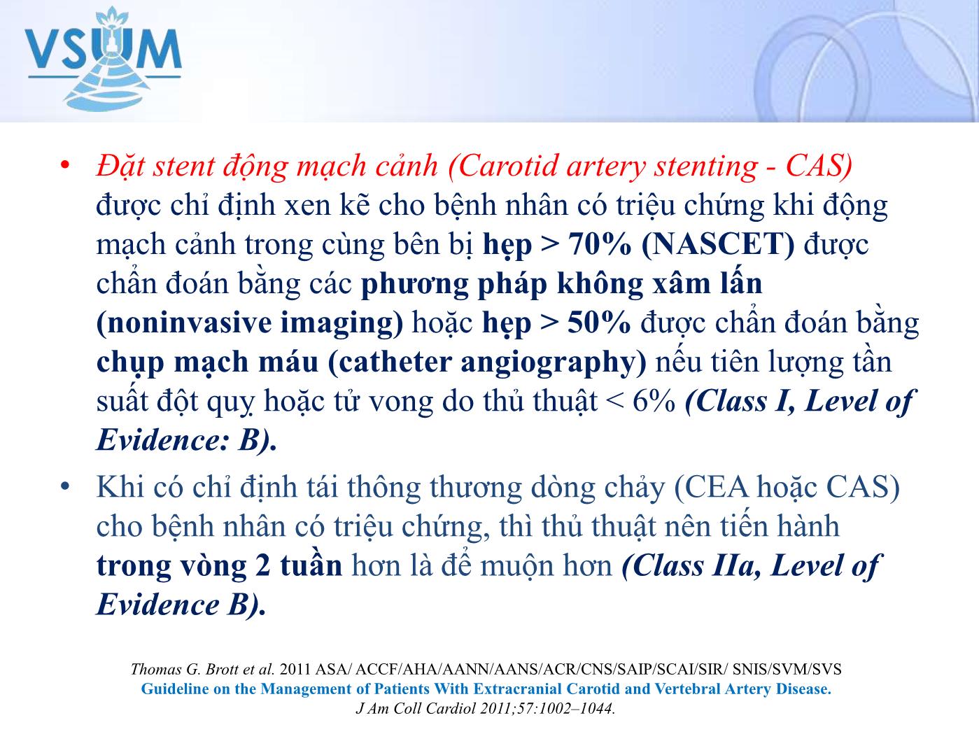 Cập nhật đánh giá độ hẹp động mạch cảnh trong bằng siêu âm Doppler - Nguyễn Quang Trọng trang 10