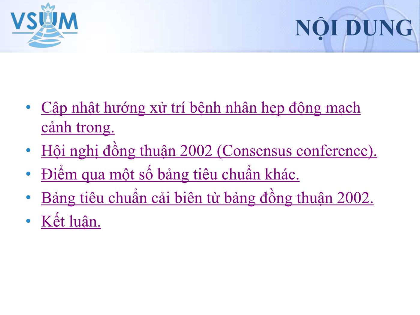 Cập nhật đánh giá độ hẹp động mạch cảnh trong bằng siêu âm Doppler - Nguyễn Quang Trọng trang 2