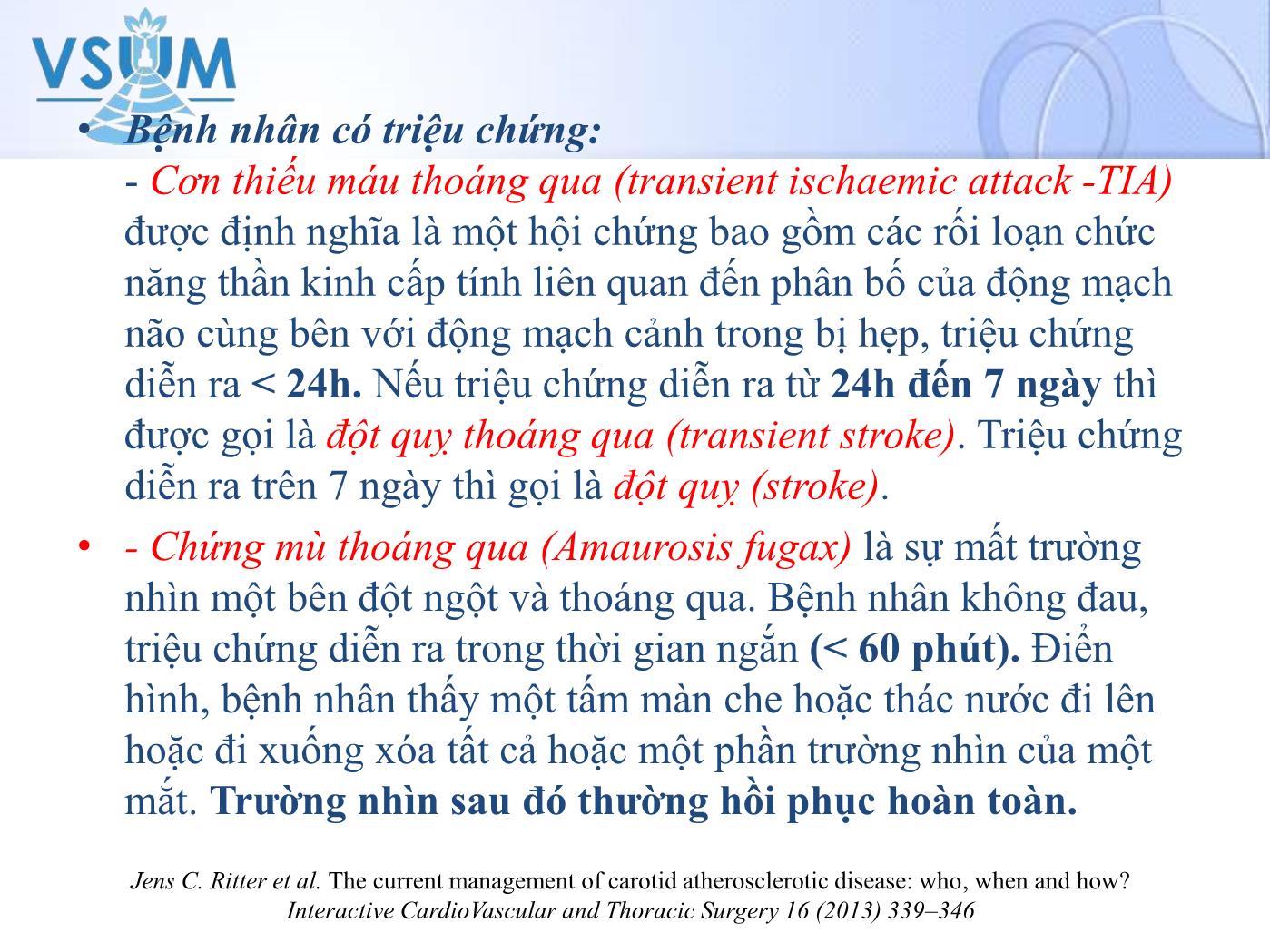 Cập nhật đánh giá độ hẹp động mạch cảnh trong bằng siêu âm Doppler - Nguyễn Quang Trọng trang 4