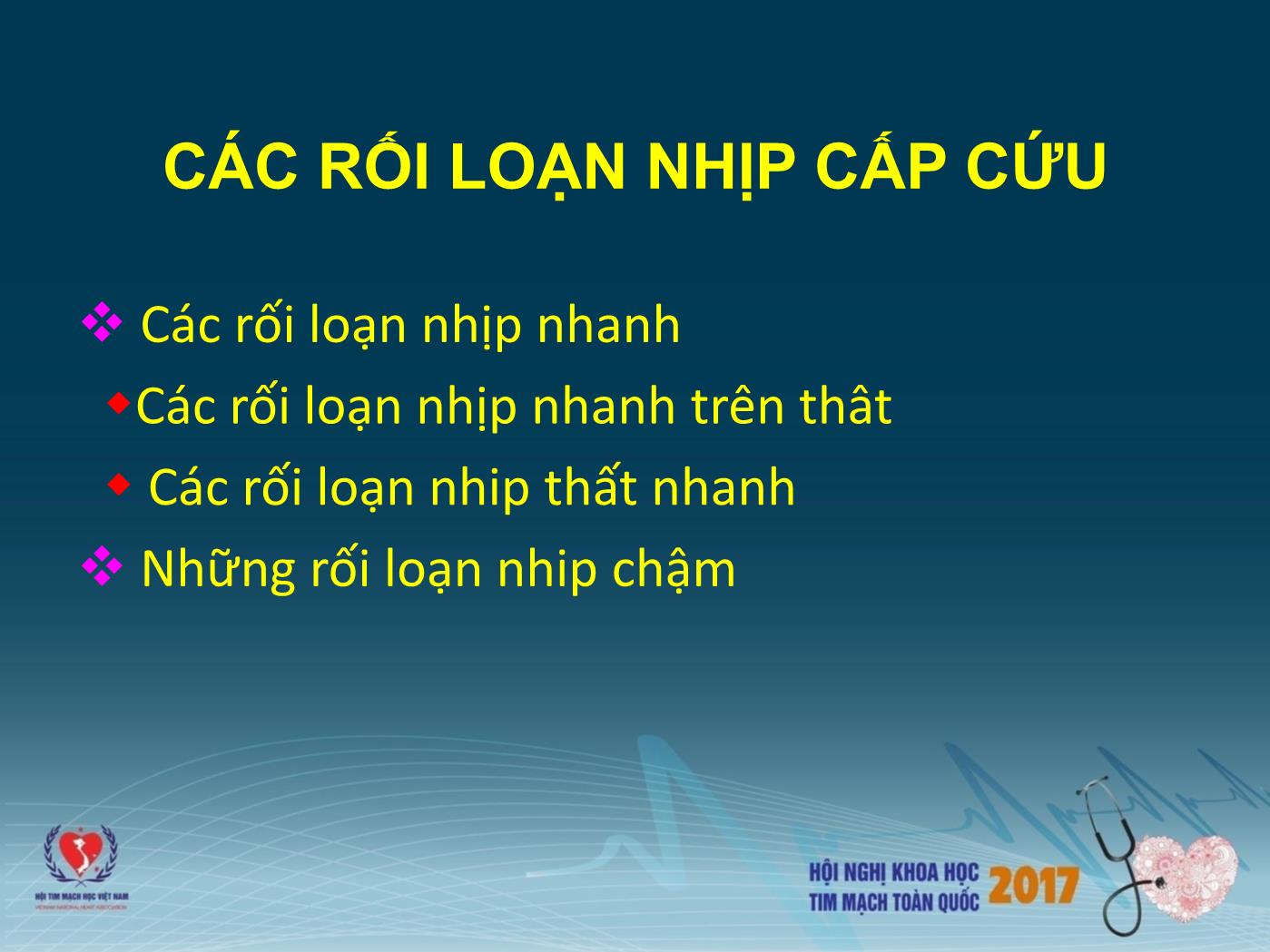 Chẩn đoán và xử trí các rối loạn nhịp cấp tính - Trần Văn Đồng trang 2