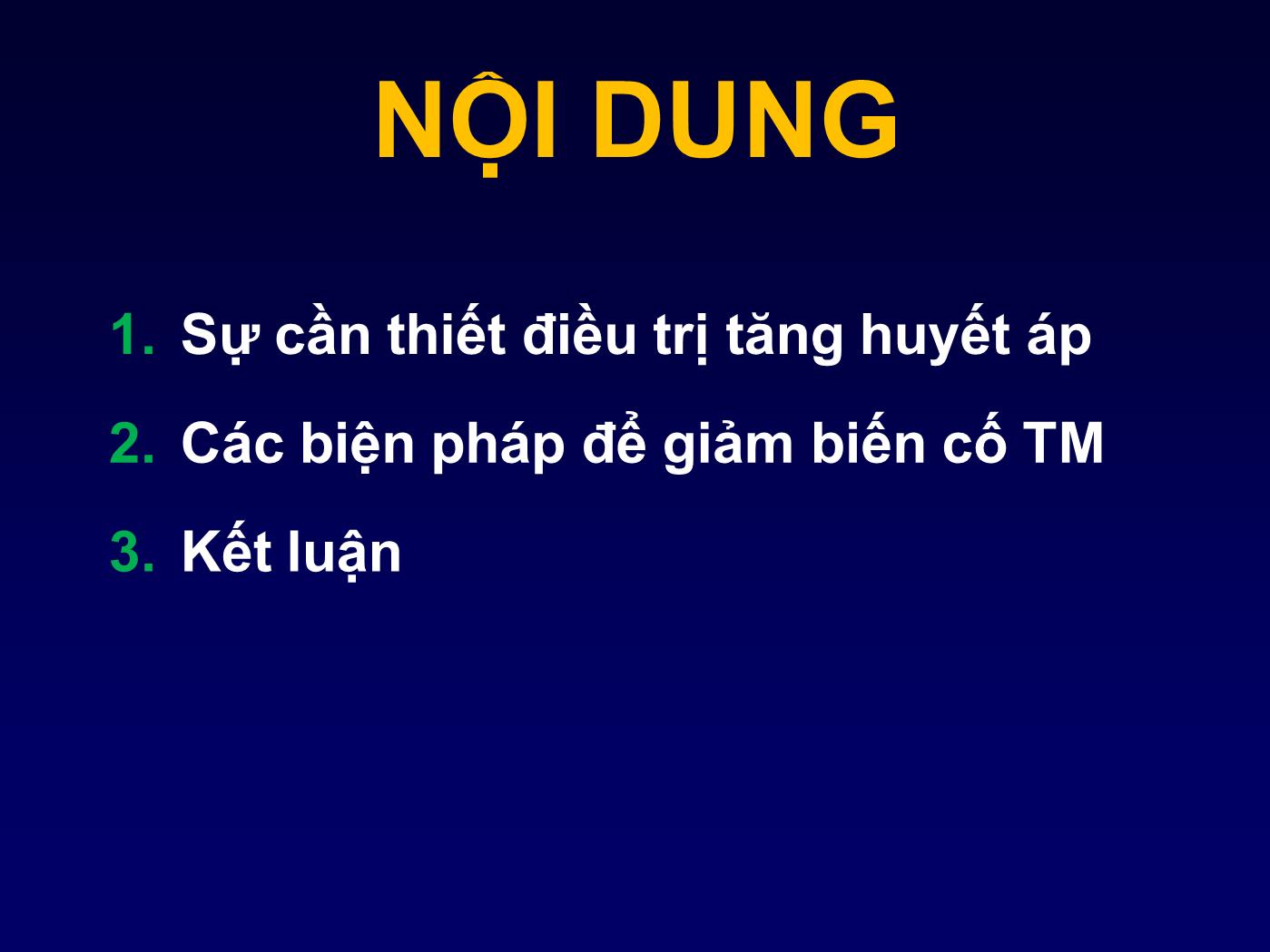 Bài giảng Chiến lược điều trị tăng huyết áp để giảm biến cố tim mạch - Nguyễn Thanh Hiền trang 2