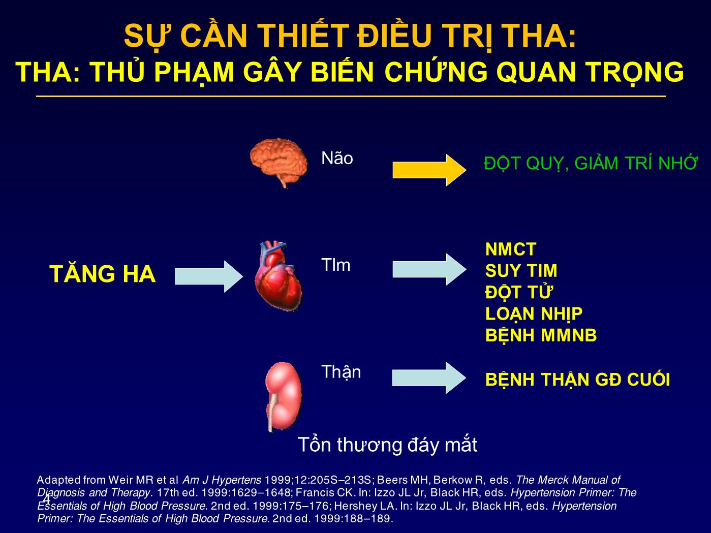 Bài giảng Chiến lược điều trị tăng huyết áp để giảm biến cố tim mạch - Nguyễn Thanh Hiền trang 4