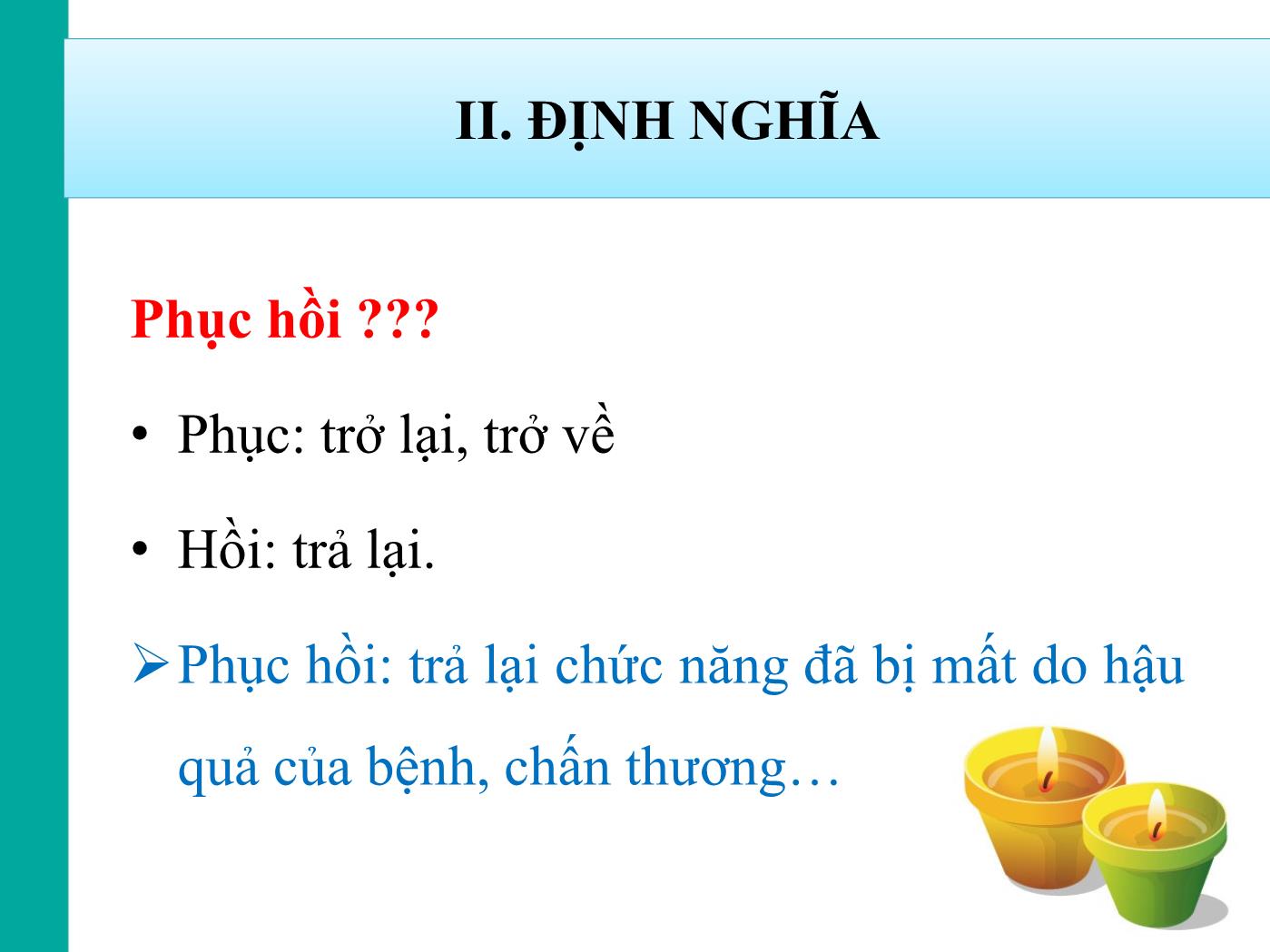 Đại cương vật lý trị liệu & phục hồi chức năng - Hà Văn Châu trang 5