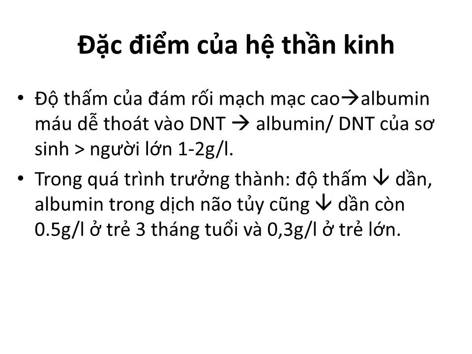 Bài giảng Đặc điểm sinh lý trẻ sơ sinh - Huỳnh Thị Duy Hương trang 5