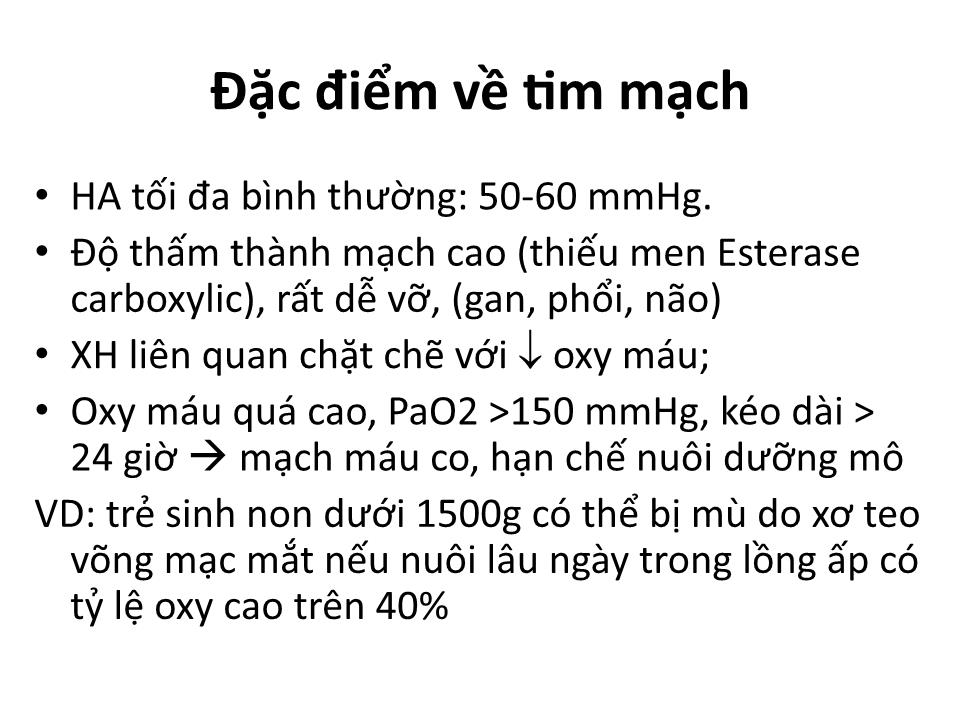 Bài giảng Đặc điểm sinh lý trẻ sơ sinh - Huỳnh Thị Duy Hương trang 9