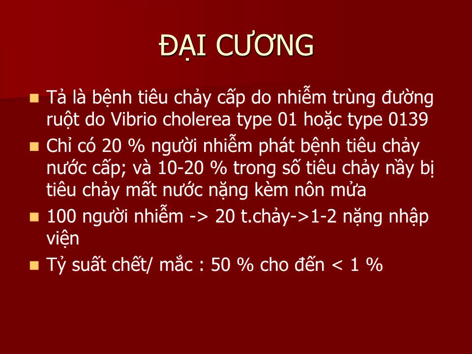 Bài giảng Phòng chống dịch tả - Lê Hoàng Ninh trang 2