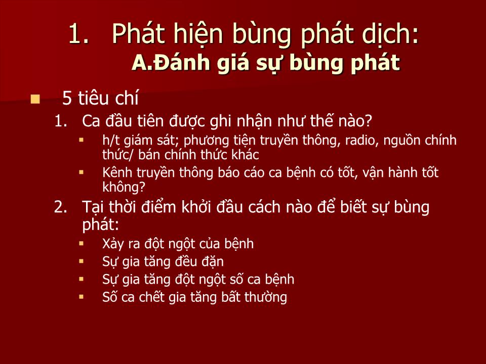 Bài giảng Phòng chống dịch tả - Lê Hoàng Ninh trang 5