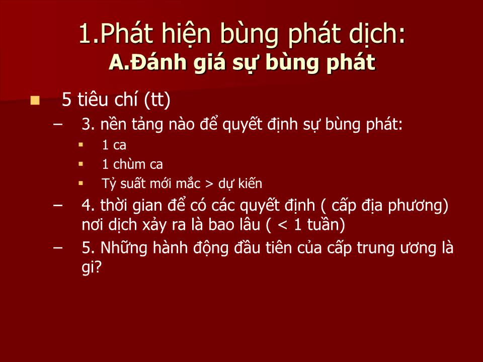 Bài giảng Phòng chống dịch tả - Lê Hoàng Ninh trang 6