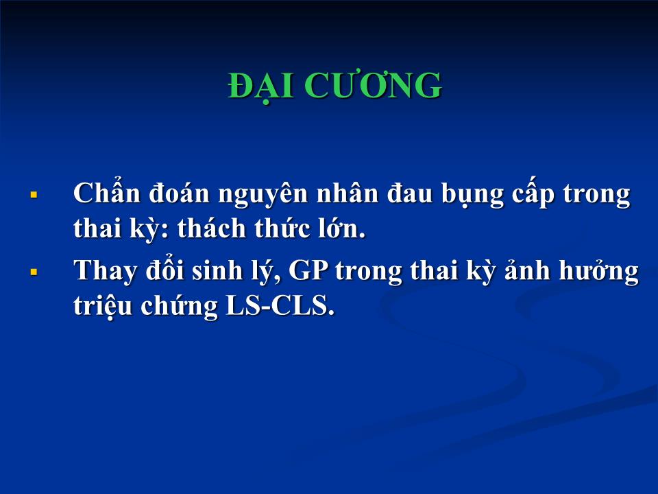 Bài giảng Viêm ruột thừa & thai kỳ - Ngô Thị Kim Phụng trang 3