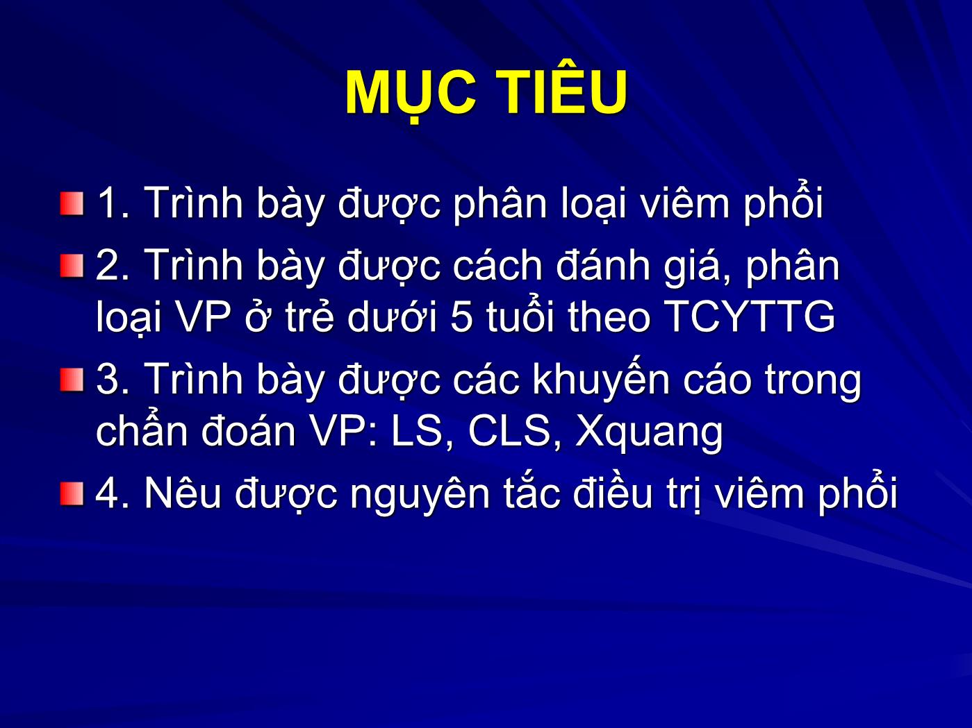 Bài giảng Viêm phổi - Trần Anh Tuấn trang 3