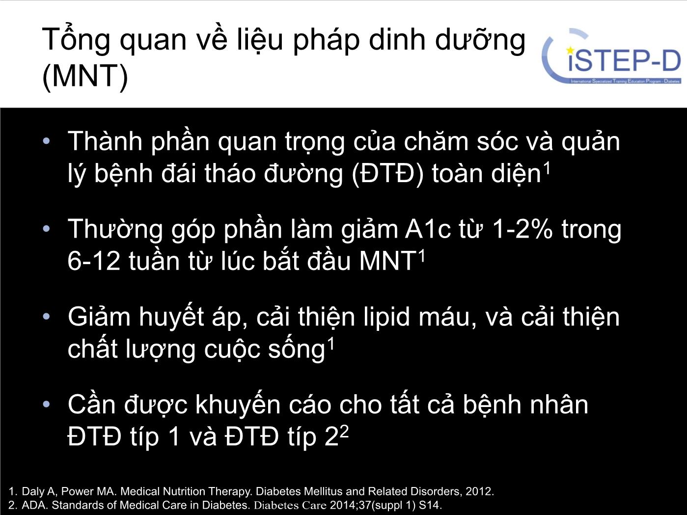 Bài giảng Liệu pháp dinh dưỡng trang 3