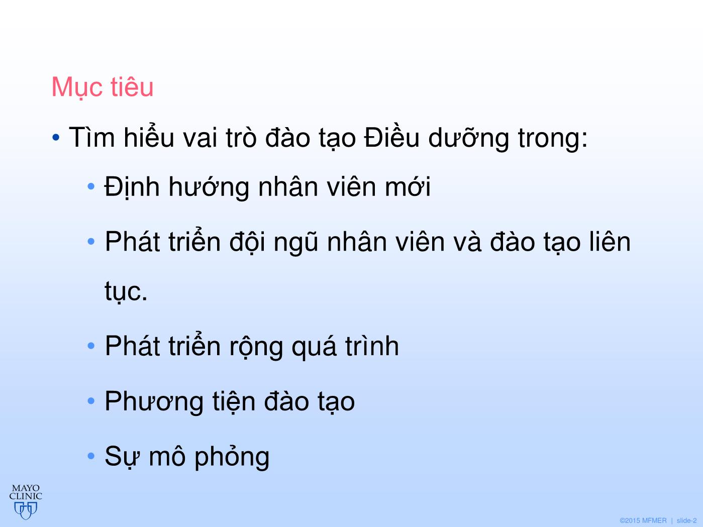 Vai trò và trách nhiệm của đào tạo Điều dưỡng ở trong bệnh viện trang 2