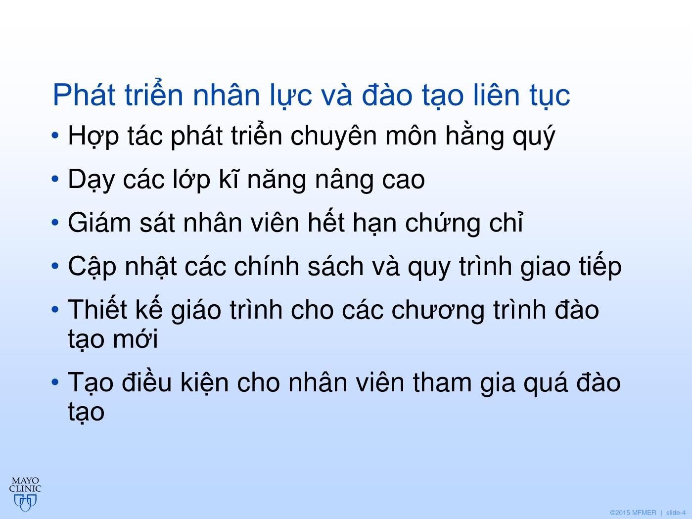 Vai trò và trách nhiệm của đào tạo Điều dưỡng ở trong bệnh viện trang 4