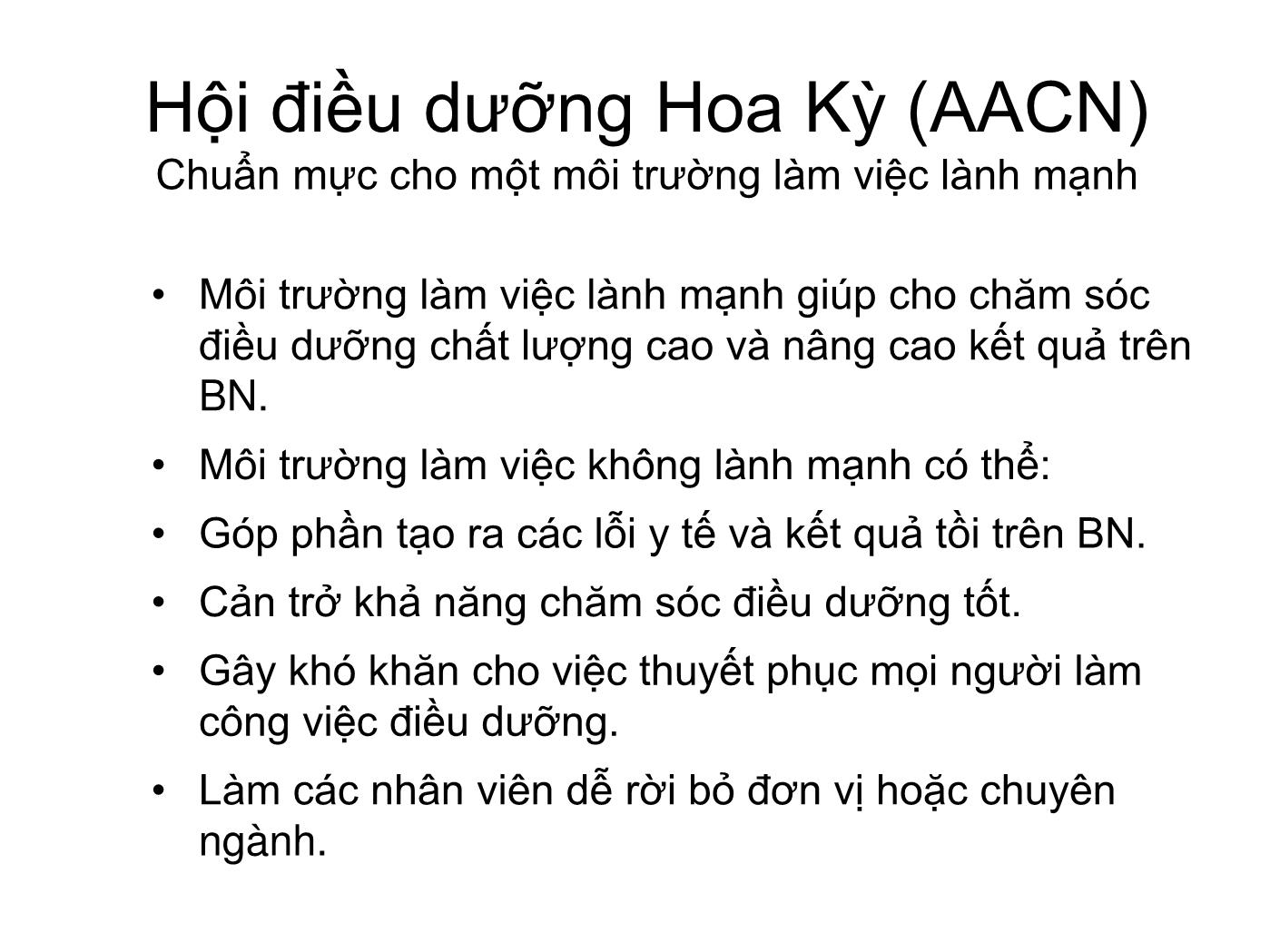 Vai trò của điều dưỡng quản lý tạo nên một môi trường làm việc lành mạnh trang 6