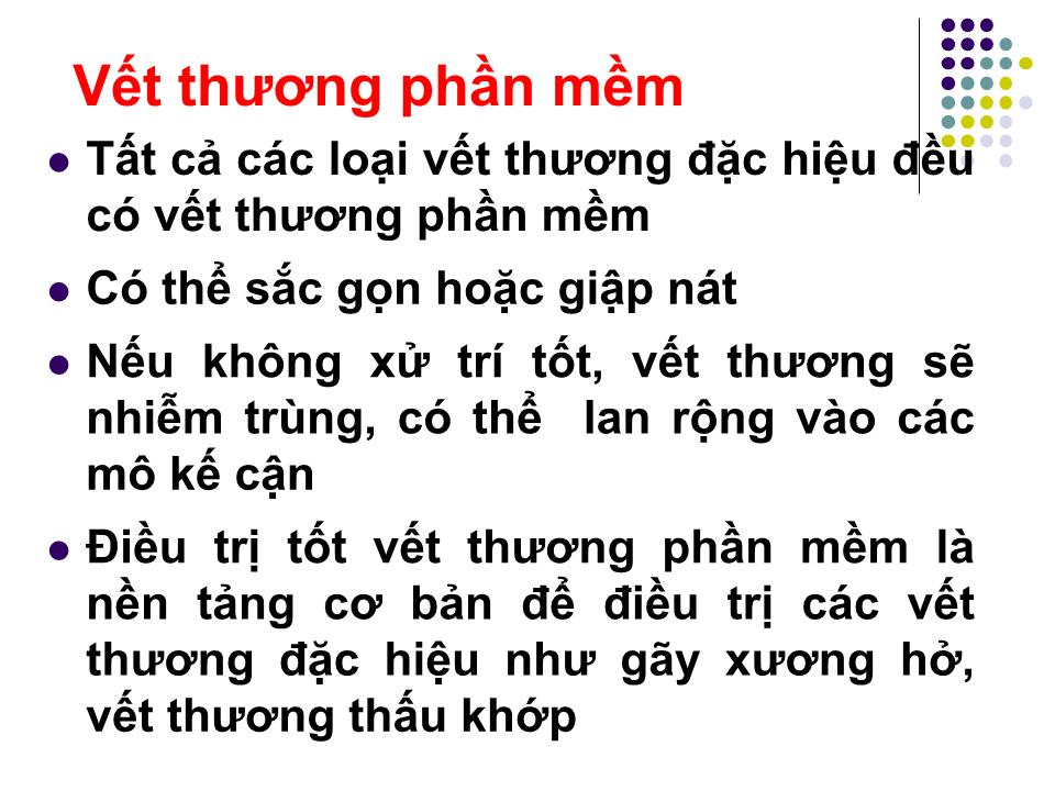 Bài giảng Xử lý vết thương - Trần Văn Thuyên trang 4