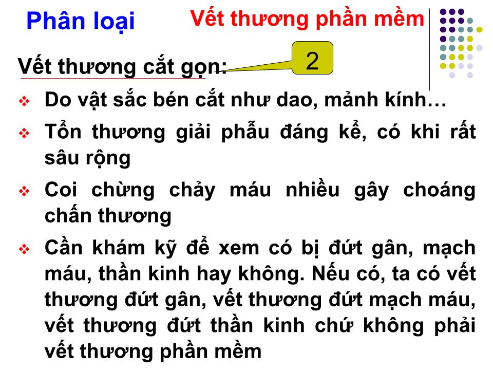 Bài giảng Xử lý vết thương - Trần Văn Thuyên trang 6