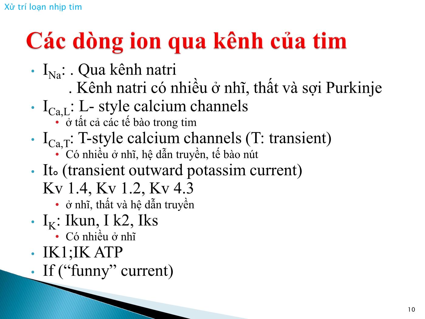 Bài giảng Xử trí loạn nhịp tim - Nguyễn Văn Vinh trang 10