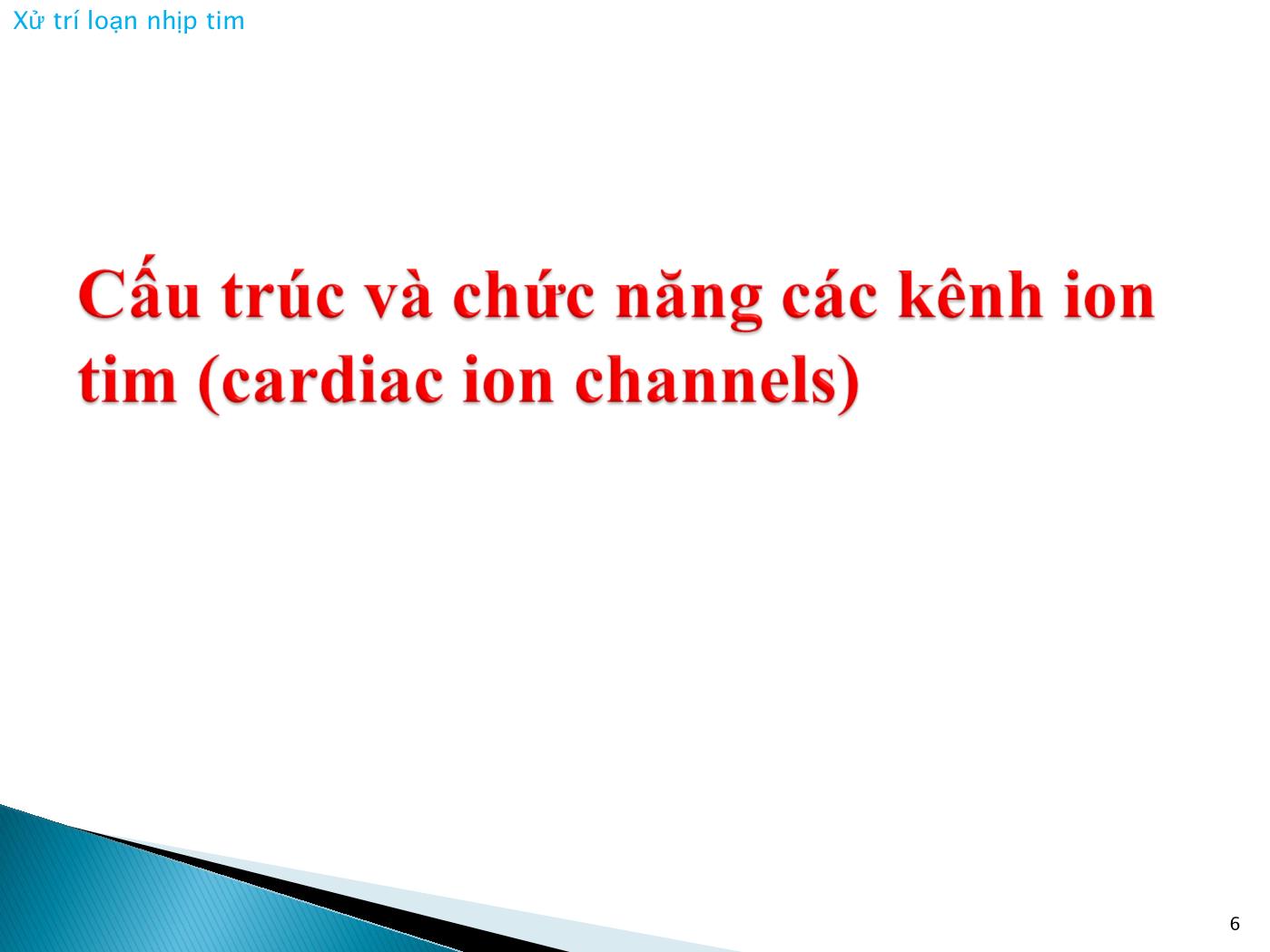 Bài giảng Xử trí loạn nhịp tim - Nguyễn Văn Vinh trang 6