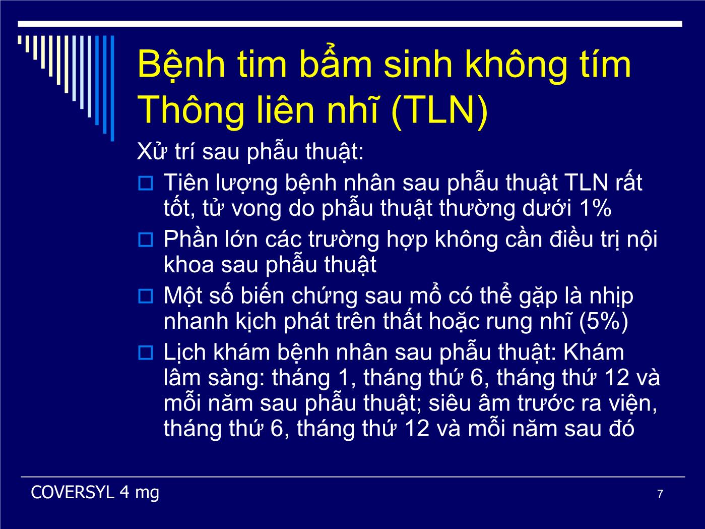 Bài giảng Xử trí nội ngoại khoa bệnh tim bẩm sinh - Phạm Nguyễn Vinh trang 7