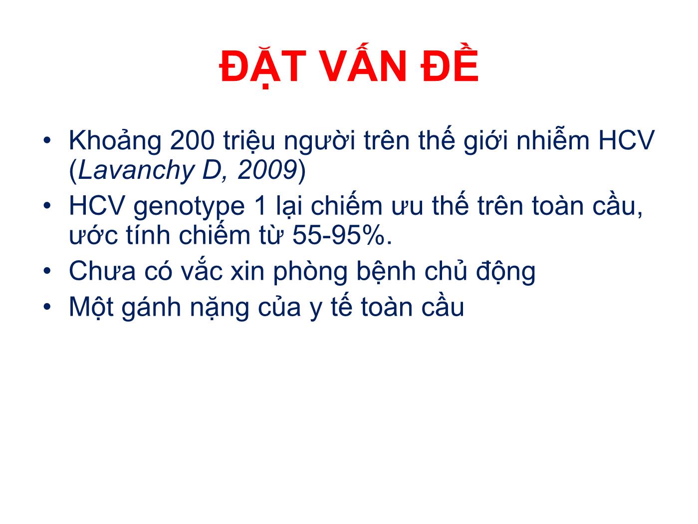 Đề tài Cập nhật điều trị viêm gan virus C mạn năm 2017 - Trần Văn Huy trang 2