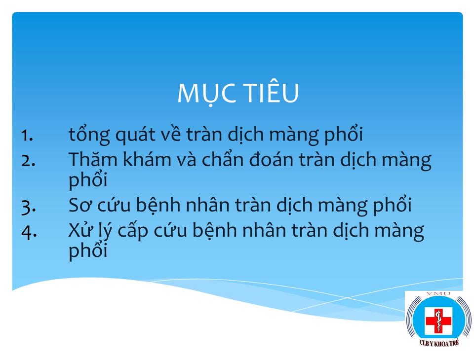 Bài giảng Tràn dịch màng phổi trang 3