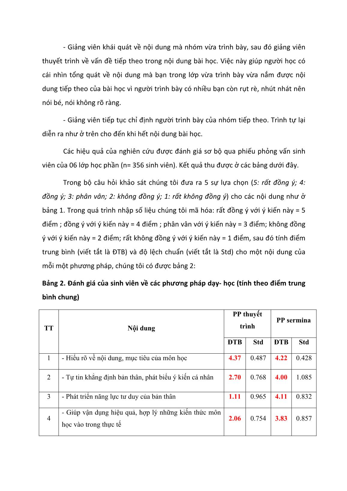 Đề tài Ứng dụng phương pháp giảng dạy tích cực nhằm tăng cường hiệu quả học tập môn sinh học - di truyền cho sinh viên Trường Đại học Điều dưỡng Nam Định trang 5