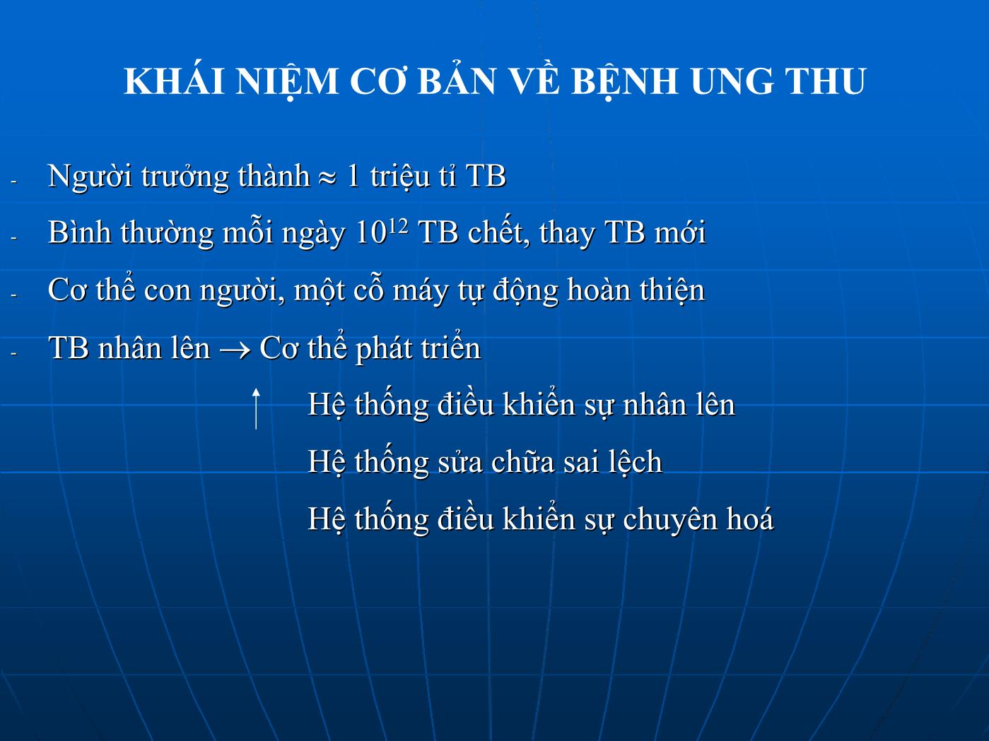 Dịch tễ học bệnh ung thư trang 3