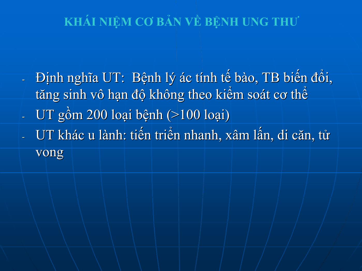 Dịch tễ học bệnh ung thư trang 4