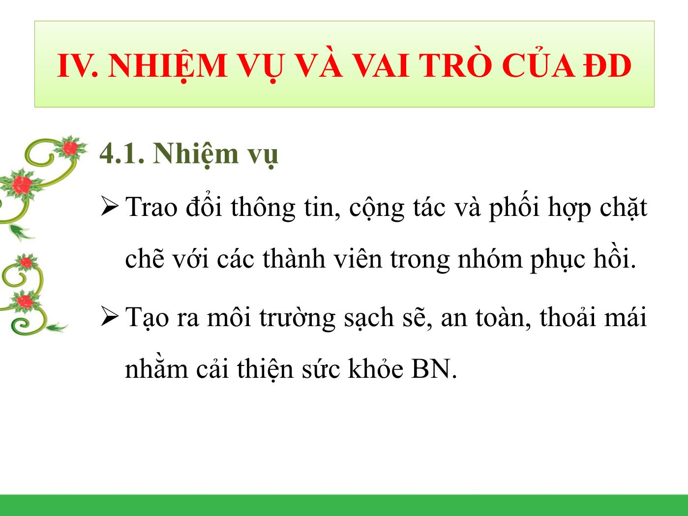 Vai trò & nhiệm vụ của điều dưỡng trong phục hồi chức năng - Hà Văn Châu trang 8